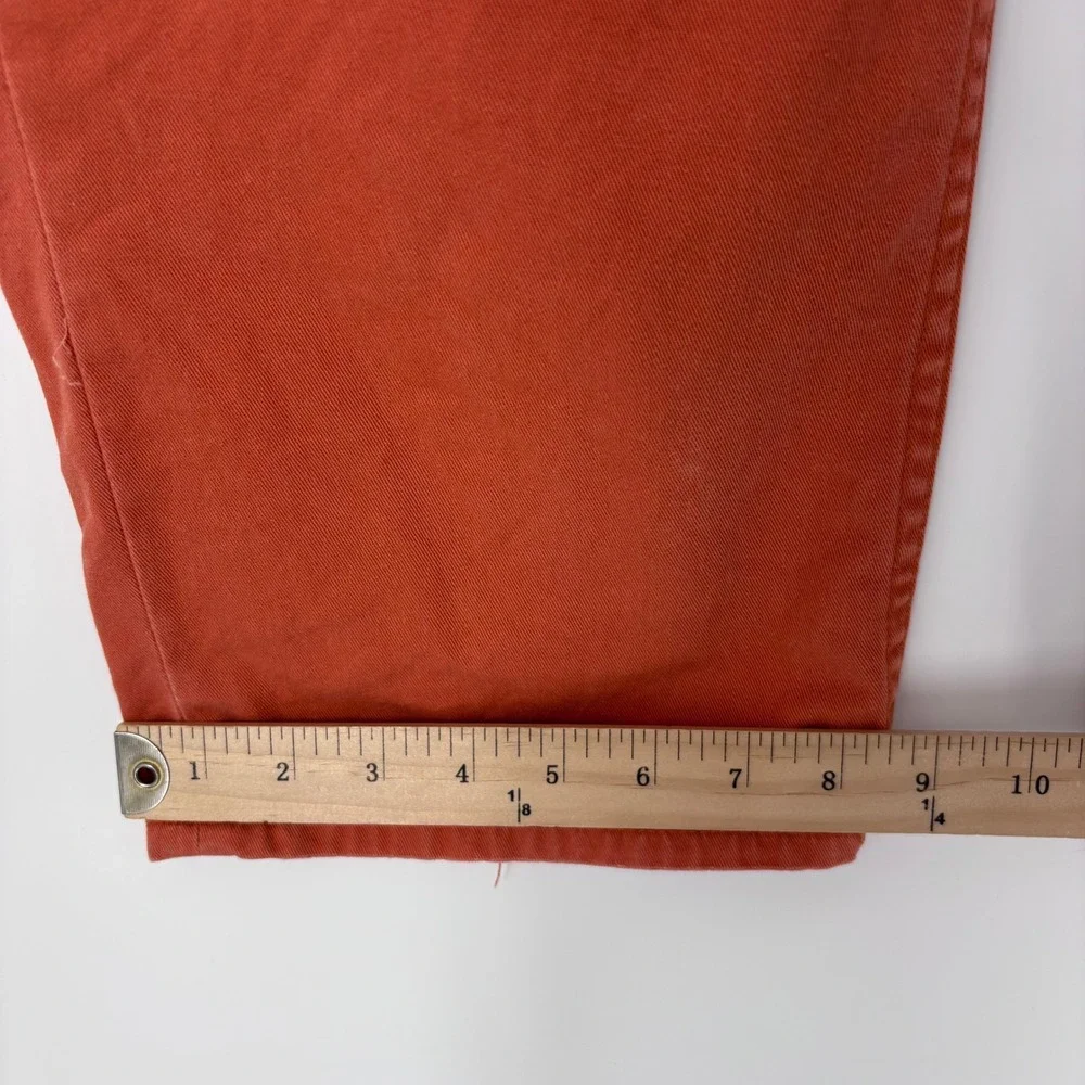Vintage Polo Country Ralph Lauren 650 Straight 5 Pocket Pants Mens‎ 34/30 Orange